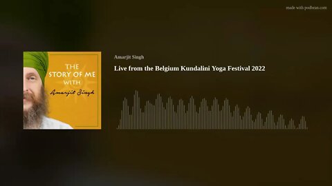 Live from the Belgium Kundalini Yoga Festival 2022