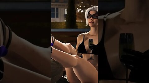 Black Cat tried to be straight #spiderman #ps5