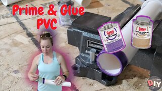 How to properly Prime and Glue PVC | 5 steps
