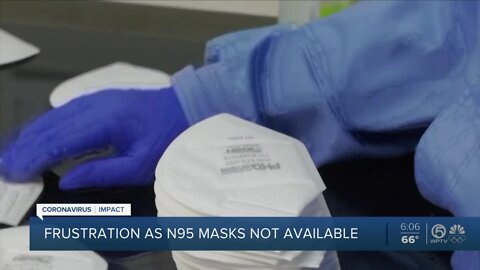 Frustration grows over availability of N95 masks