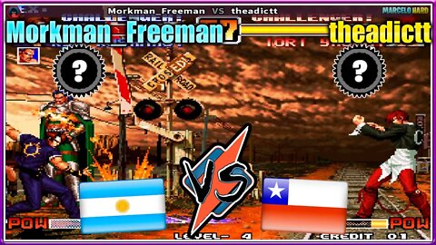 The King of Fighters '96 The Anniversary (Morkman_Freeman Vs. theadictt) [Argentina Vs. Chile]
