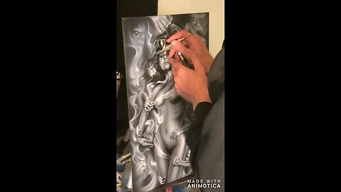 The Fallen Airbrush Artwork