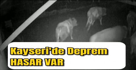 KAYSERİ'DE DEPREM HASAR VAR