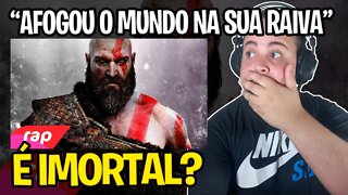 REACT Rap do Kratos (God of War) - EU SOU UM DEUS | NERD HITS