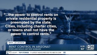 Rent control in Arizona? Laws that would limit rent increases