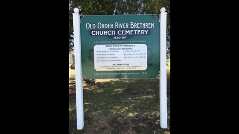 Old order river brethren cemetery Smithville ohio