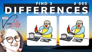 FIND THE THREE DIFFERENCES | # 005 | EXERCISE YOUR MEMORY