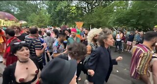 Outrage After Drag Marchers Chant 'We're Coming For Your Children'