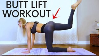 Butt Lift Workout, Booty Burn 🔥 for Sculpting & Toning the Glutes 🍑