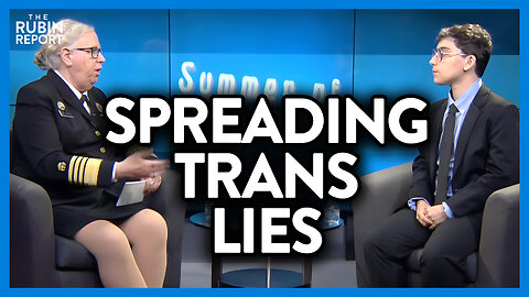 Trans Health Sec Helps Spread Misleading Stats to Confused Kids | DM CLIPS | Rubin Report