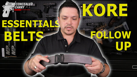 Kore Essentials EDC Belt Unboxing & Review - Part Two | Concealed Carry Channel