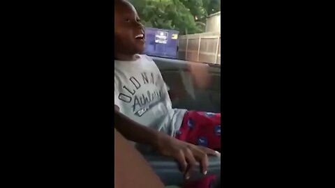 black funny kid laughing in car funny meme 🤣😂 #funny #memes #shorts #tiktok #ytshorts by Rjpanther