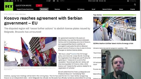 Kosovo and Serbia reach agreement, Serbia President Vucic not pleased with hypocrisy