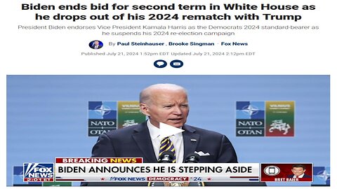 System Failure - Biden Drops Out - 7.22.24