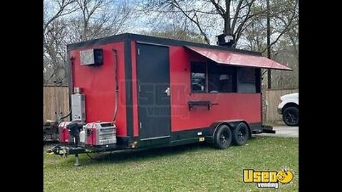 Ready to Serve 2021 - 7' x 18' Mobile Food Concession Trailer for Sale in Louisiana