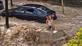 Massive Flooding In Zaragoza, Spain