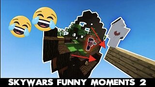 Minecraft Skywars Funny Moments 2 | With 100% More Fails!