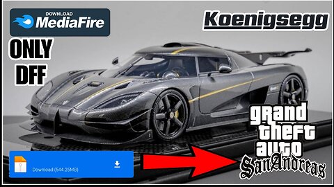 HOW TO INSTALL KOENIGSEGG ONE 1 [ONLY DFF] MOD IN GTA SAN ANDREAS ANDROID BY GRAFFITI GAMING