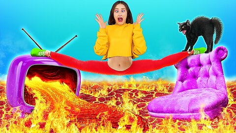 INSANE THE FLOOR IS LAVA CHALLENGE | Multi DO challenge|