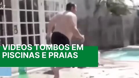 Os Melhores Tombos Em Piscinas Praias E Rios