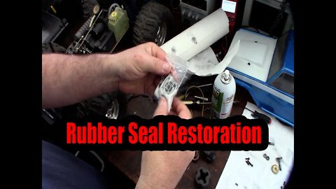 Rubber Seal Restoration Repair Nitro RC engine carburetor soften old dried out rubber