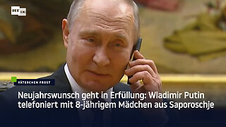 Wladimir Putin telefoniert mit achtjährigem Mädchen aus Saporoschje