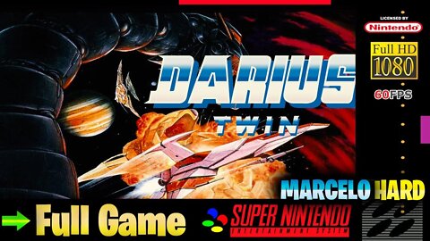 Darius Twin - Super Nintendo (Full Game Walkthrough)