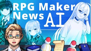 Create Anime Art w/ AI, Tall Sprites with Aurora, Customize Variable Display | RPG Maker News #34