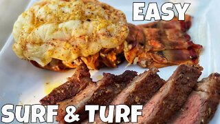 Massive Steak and Lobster | Carnivore Diet Recipe | Surf and Turf