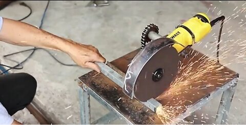 A budget and high-quality option, a table saw from a grinder
