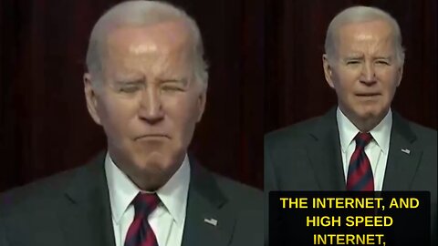 Biden Whopper! Joe Tells Crowd MAGA Republicans Want to Cut The Internet