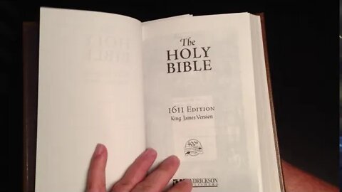 King James Version 1611 Edition (Hendrickson Publishers)(May 22, 2017)