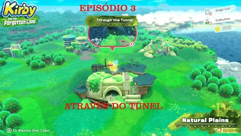 KIRBY FORGOTTEN LAND EP 3 ATRAVES DO TUNEL