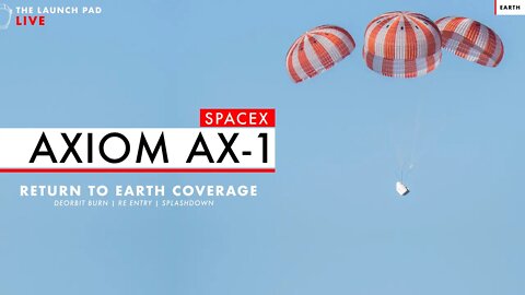 CREW EXCITING CAPSULE! SpaceX Ax-1 Returns to Earth #AX1 #SpaceX