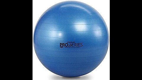 THERABAND Exercise and Stability Ball for Improved Posture, Balance, Core Fitness, Coordination...