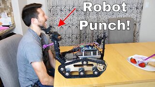 Trying to Feed Myself With a Homemade Robot