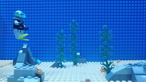 Underwater Diving in LEGO Ocean