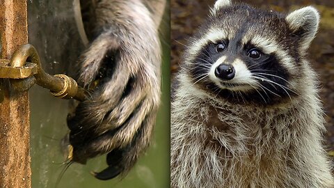 Mobbed by Raccoons Tuesday Night