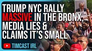 Trump NYC Rally MASSIVE In The Bronx, Media Lies & Claims It’s Small
