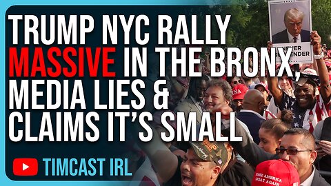 Trump NYC Rally MASSIVE In The Bronx, Media Lies & Claims It’s Small