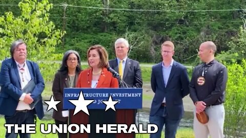 Speaker Pelosi Holds a Press Conference in Washington on the Infrastructure Law