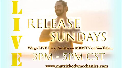 RELEASE SUNDAYS LIVE - 5-29-22 - SUNDAY HOLISTIC PRACTICE & HEALING TECHSPLORATION