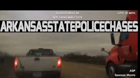 Arkansas State Police vs WILD & CRAZY Ford F250 High Speed Chase