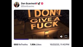 IDGAF Scavino post to Truth 10.22.23 @11:42 pm > convert time to 23:42 > Q post 2342