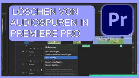 LOESCHEN VON AUDIOSPUREN IN PREMIERE PRO