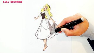 Disney princess Aurora/ coloring book