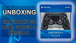 Unboxing - Controle PS4 Dual Shock 4 Original - (Português BR)