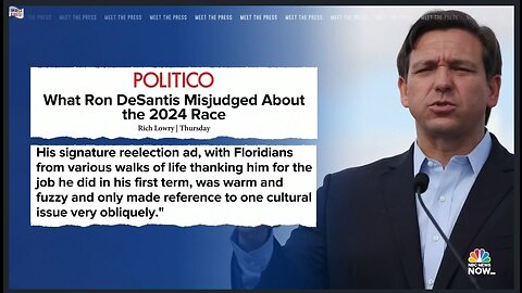 MSM's 2016 Trump Scheme Of 'Full-Press All The Time' Now Applies To DeSantis