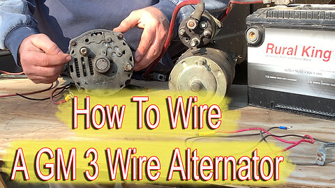 How To Wire A GM 3 Wire Alternator