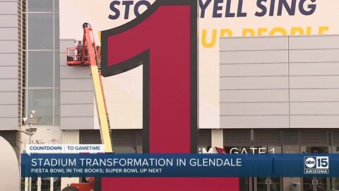 State Farm Stadium in Glendale to transform for Super Bowl LVII in coming weeks